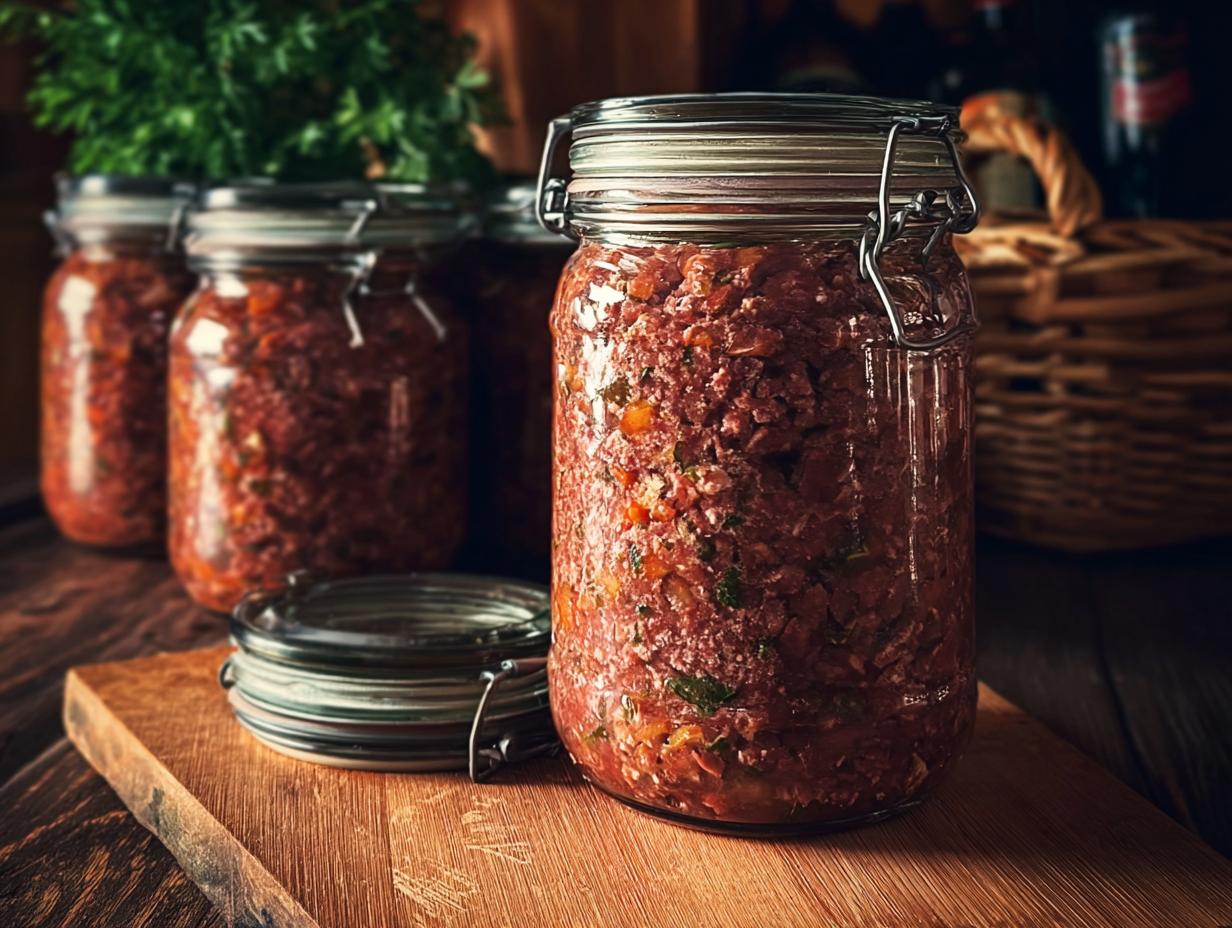 Canning Meatloaf