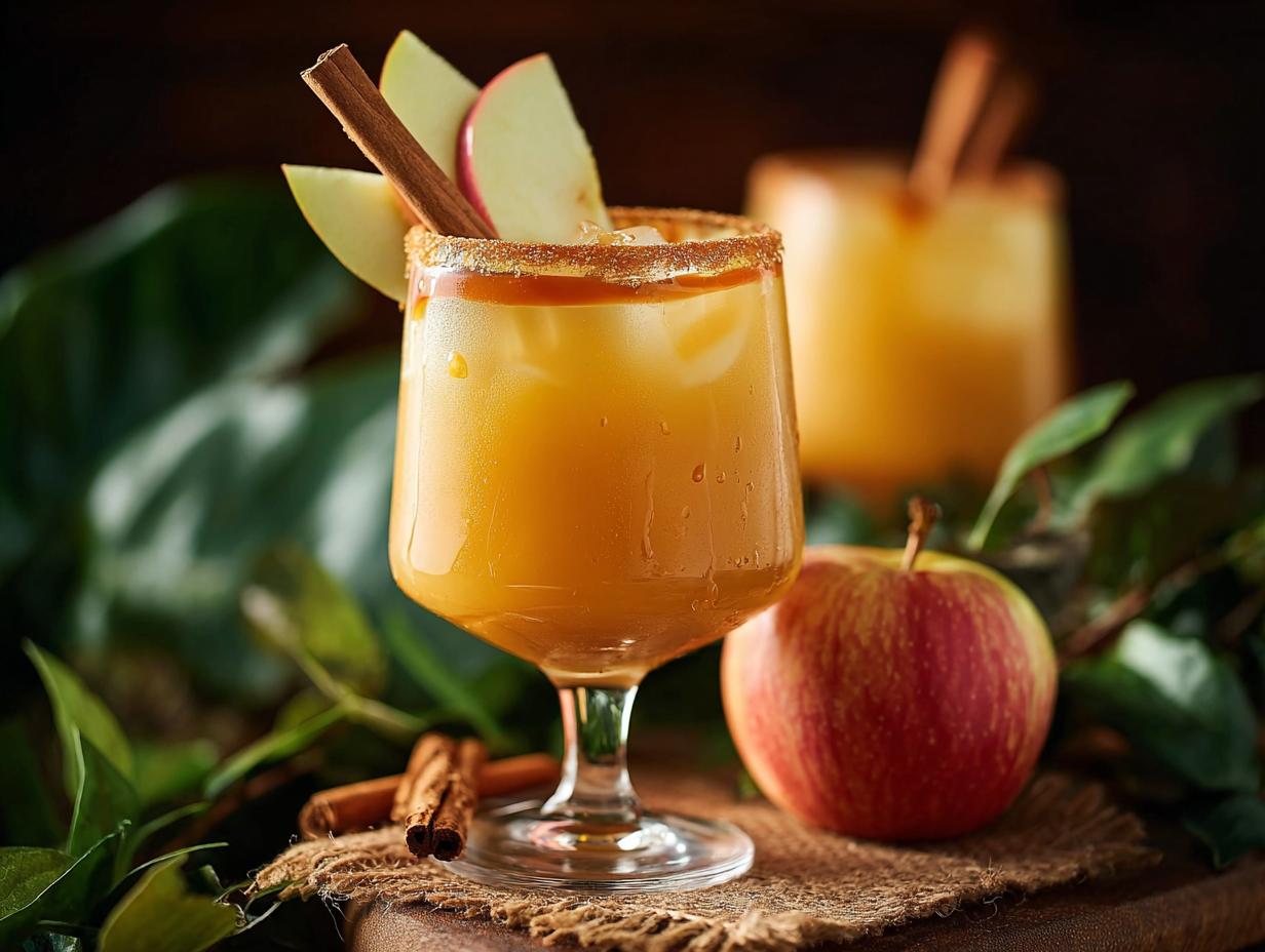 Caramel Apple Mocktail: 1 Delicious Autumn Sip - Caramel Apple Mocktail - additional detail