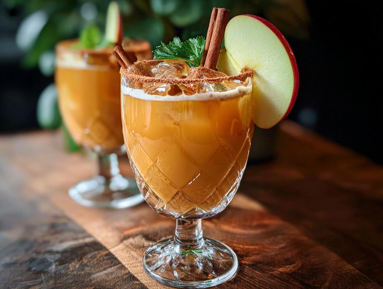 Caramel Apple Mocktail