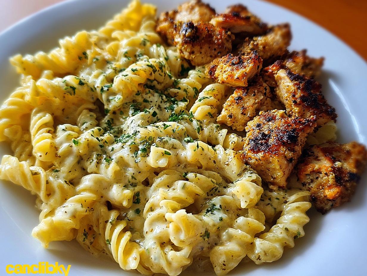 Cheesy Alfredo Twisted Pasta: 30-Min Magic - Cheesy Alfredo Twisted Pasta - additional detail