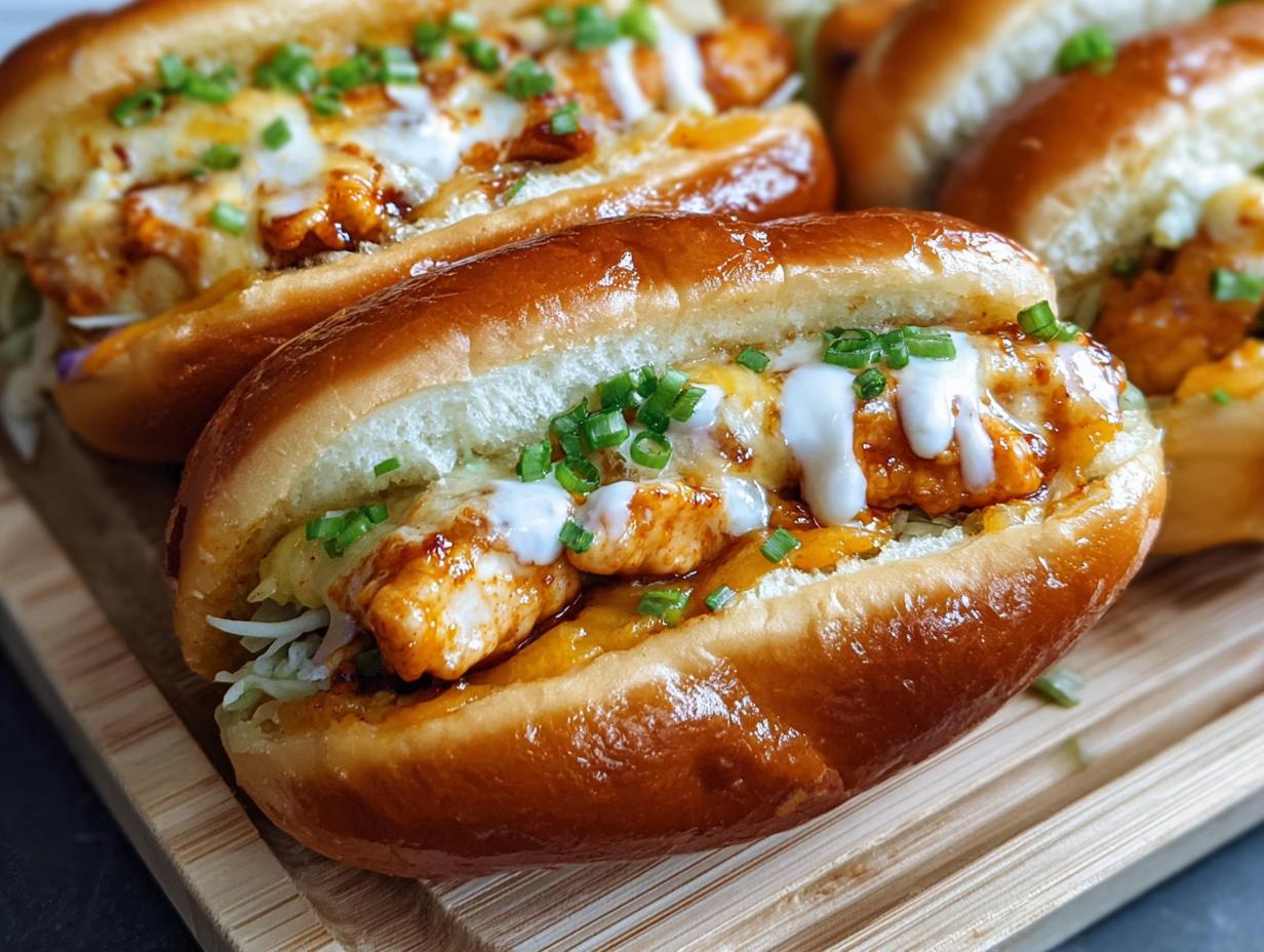 Cheesy Dynamite Chicken Buns