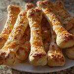 Cheesy Halloween Breadstick Bones