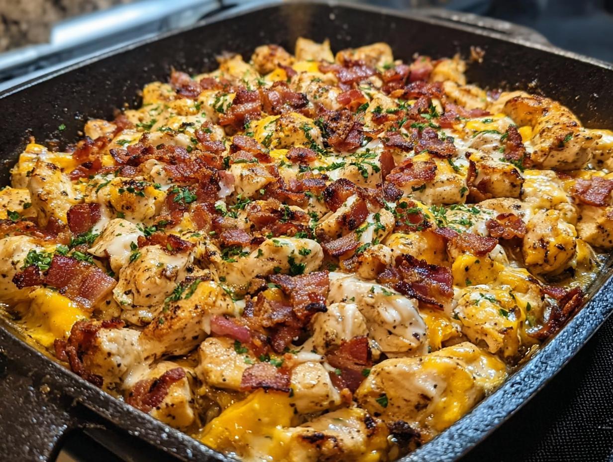 Game-Changing Chicken Bacon Ranch Skillet - Chicken Bacon Ranch Skillet - additional detail
