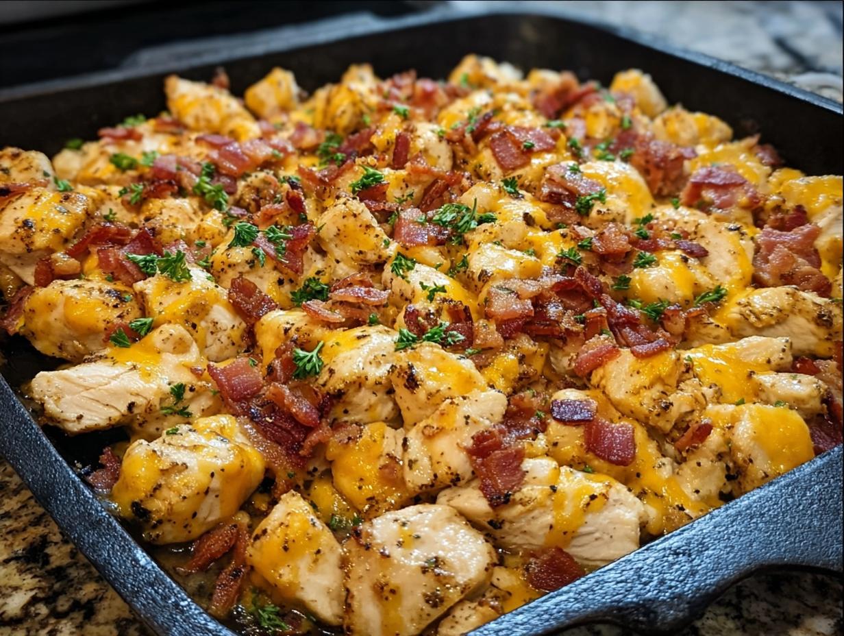 Game-Changing Chicken Bacon Ranch Skillet - Chicken Bacon Ranch Skillet - additional detail