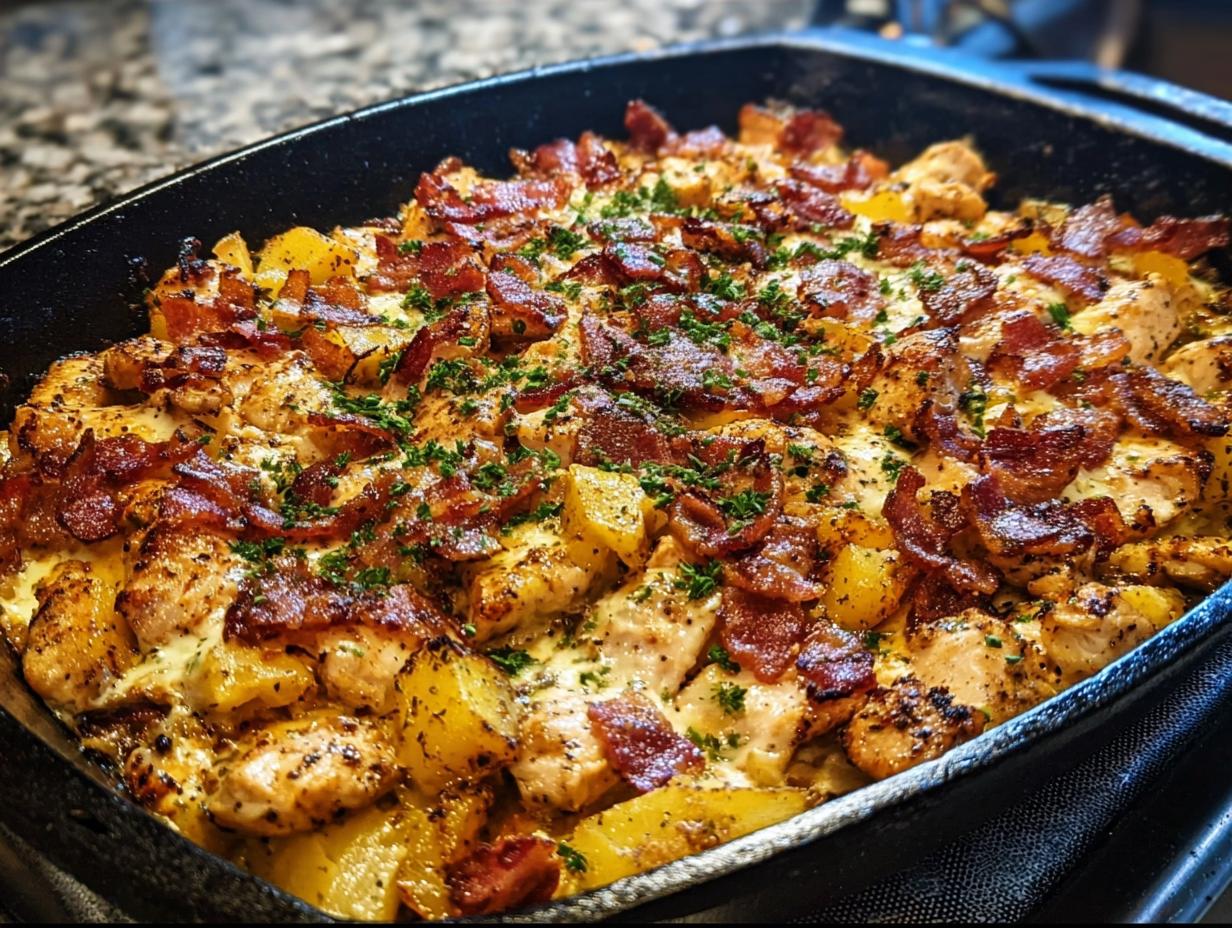 Chicken Bacon Ranch Skillet