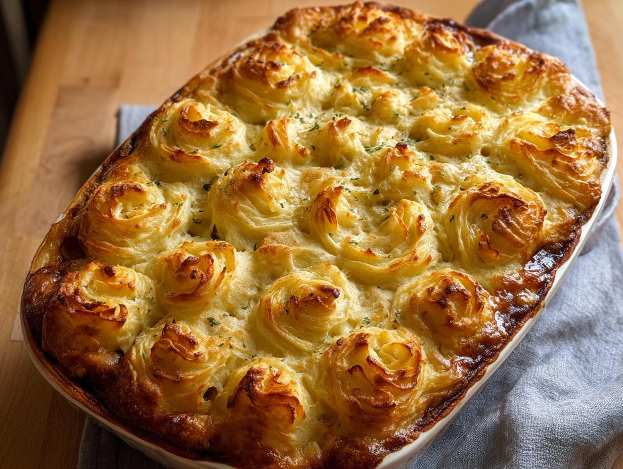 Chicken Mushroom Pie Duchess: Divine Comfort - Chicken Mushroom Pie Duchess - additional detail