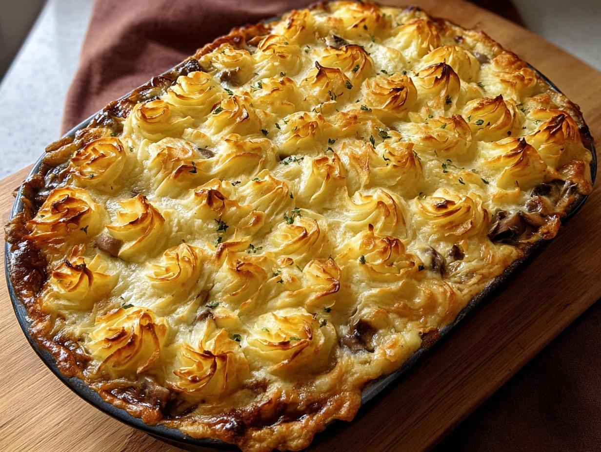 Chicken Mushroom Pie Duchess: Divine Comfort - Chicken Mushroom Pie Duchess - additional detail