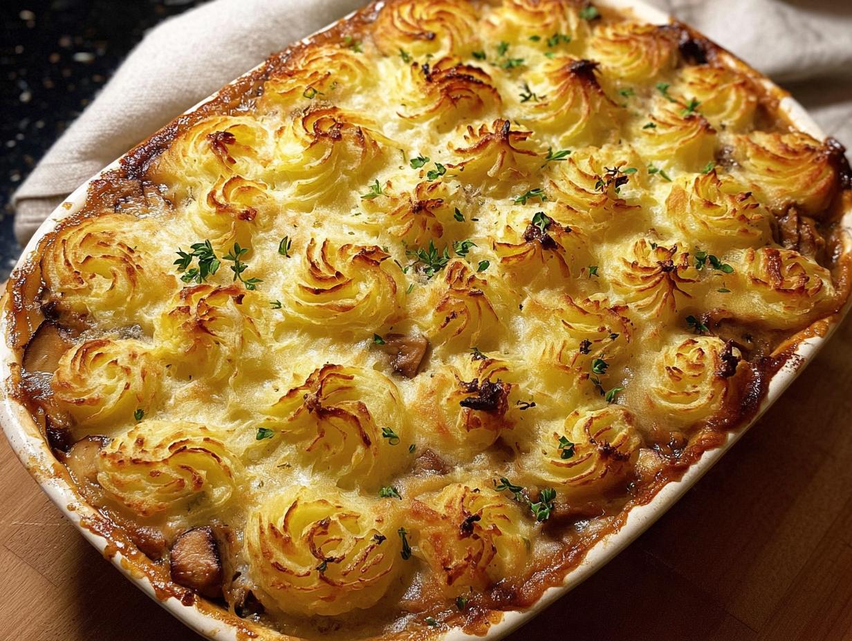 Chicken Mushroom Pie Duchess