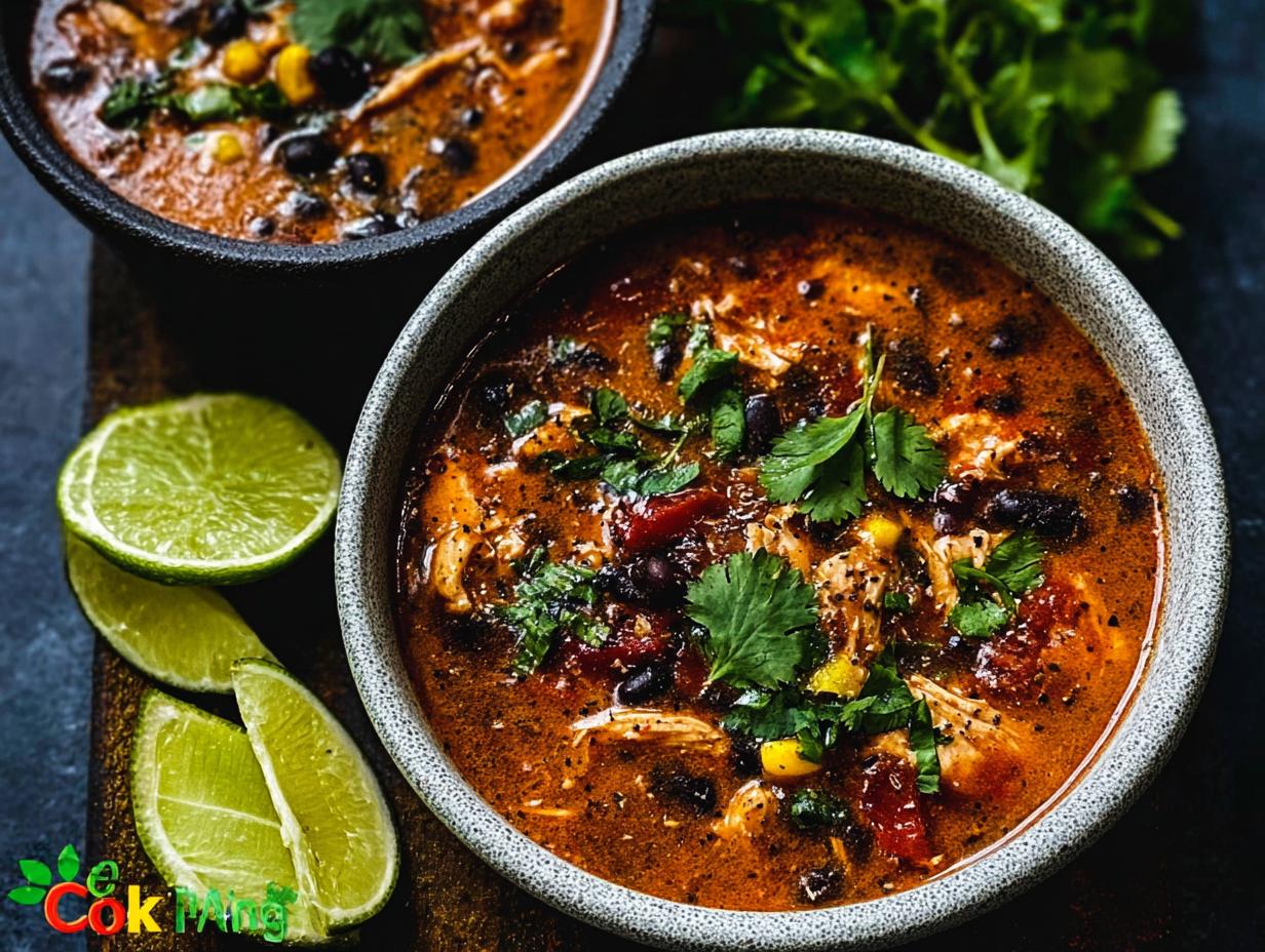 Amazing Chicken Poblano Black Bean Recipe - Ingredients for poblano chicken and black bean soup