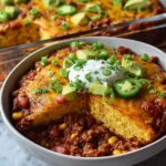 Chili Cornbread Casserole