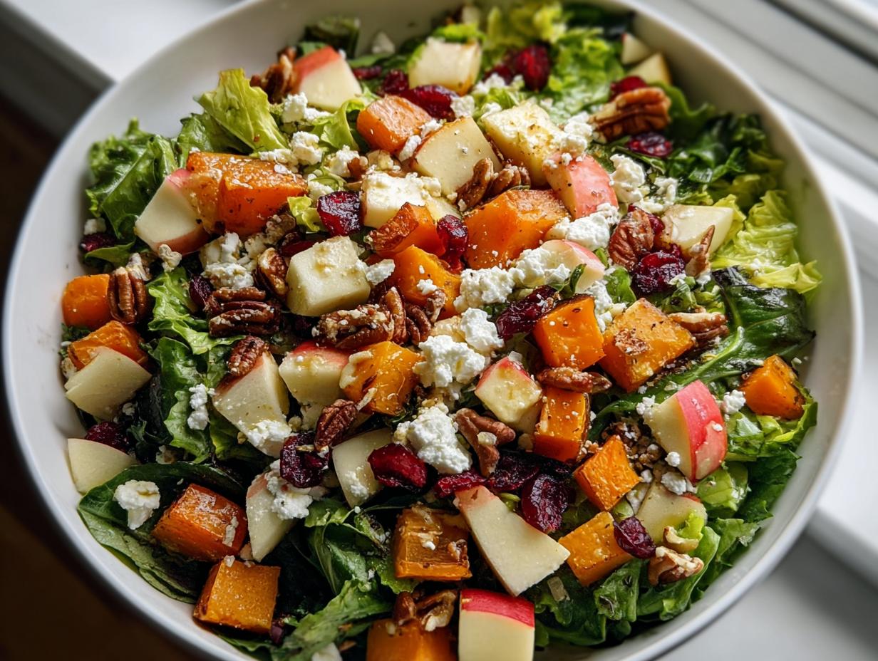 Chopped Fall Harvest Salad: 1 Amazing Autumn Dish - Chopped Fall Harvest Salad - additional detail