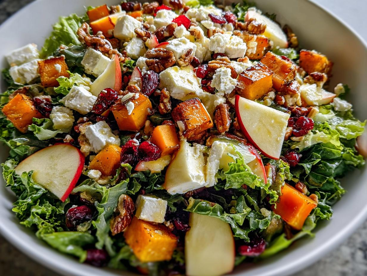 Chopped Fall Harvest Salad: 1 Amazing Autumn Dish - Chopped Fall Harvest Salad - additional detail