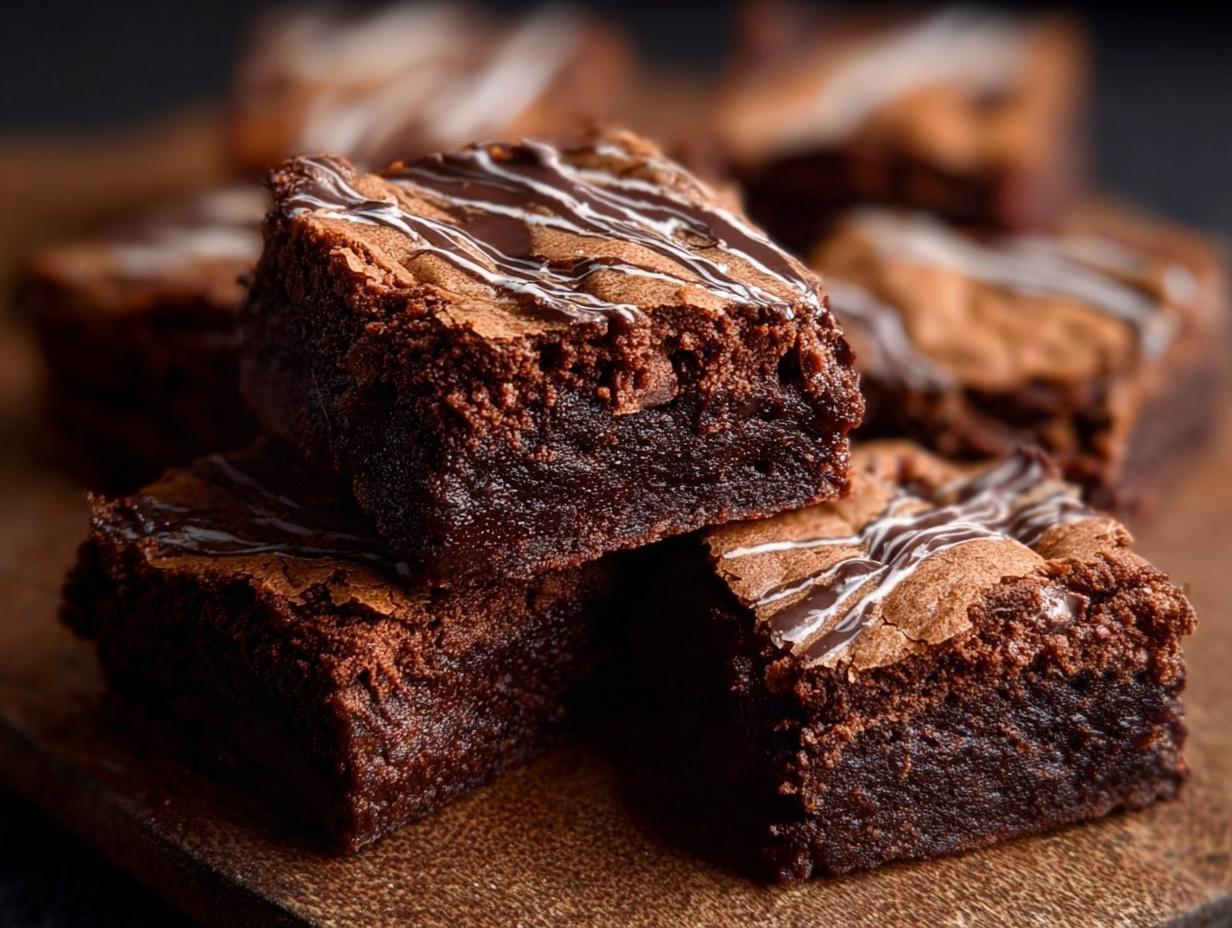 Cobweb Brownies