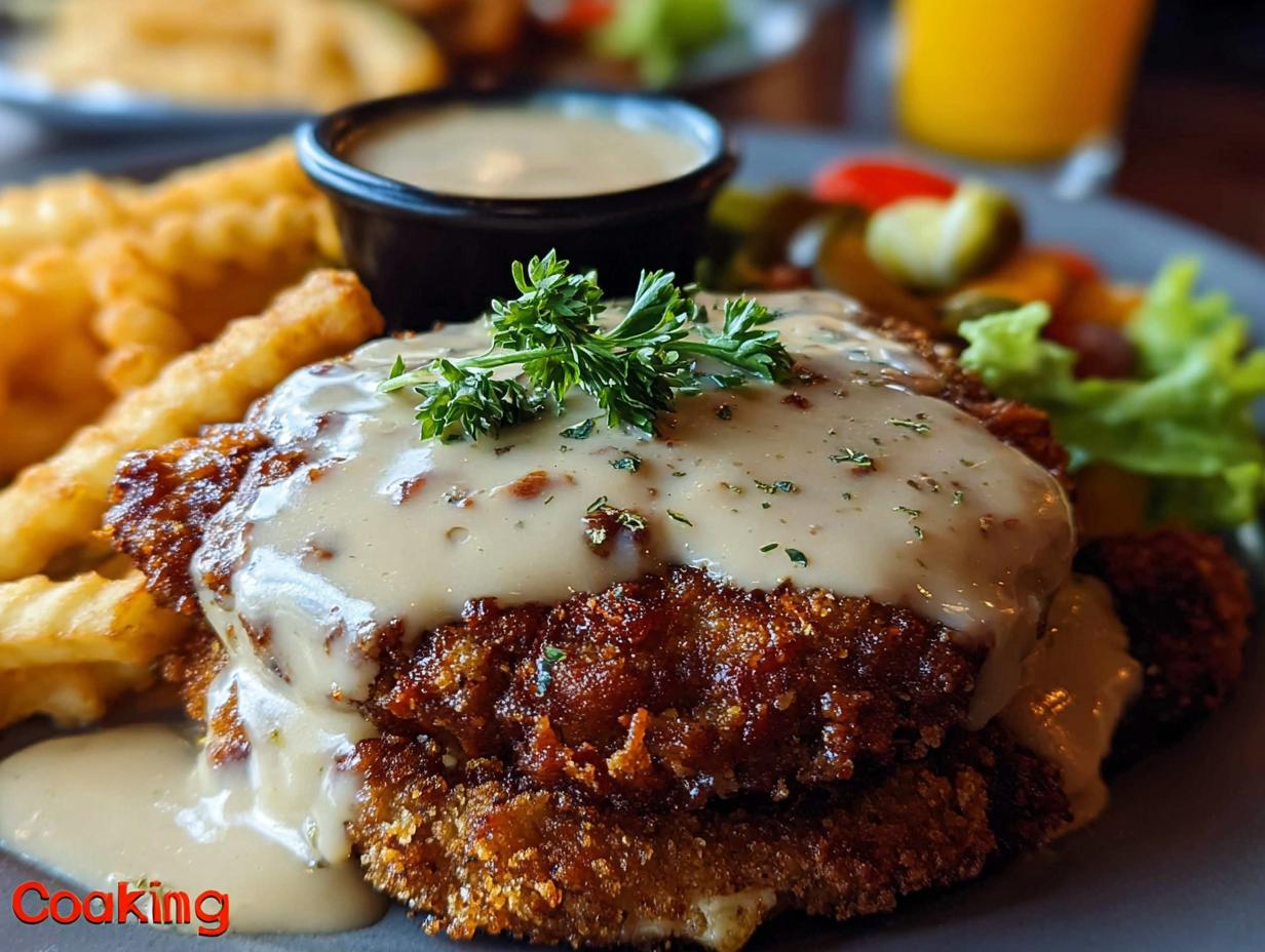 Country Fried Steak Creamy: Luscious Gravy Recipe - Country Fried Steak Creamy - main visual representation