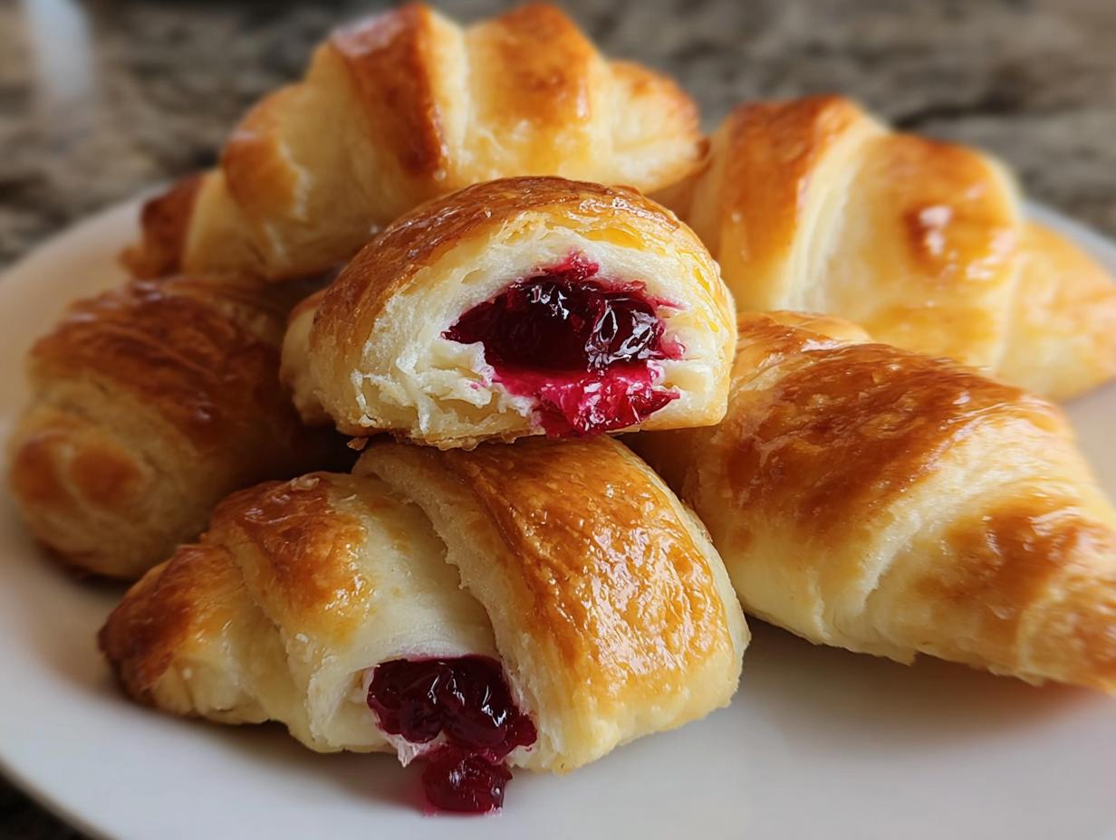 Cranberry Cream Cheese Crescent: 1 Amazing Bite - Cranberry Cream Cheese Crescent - additional detail
