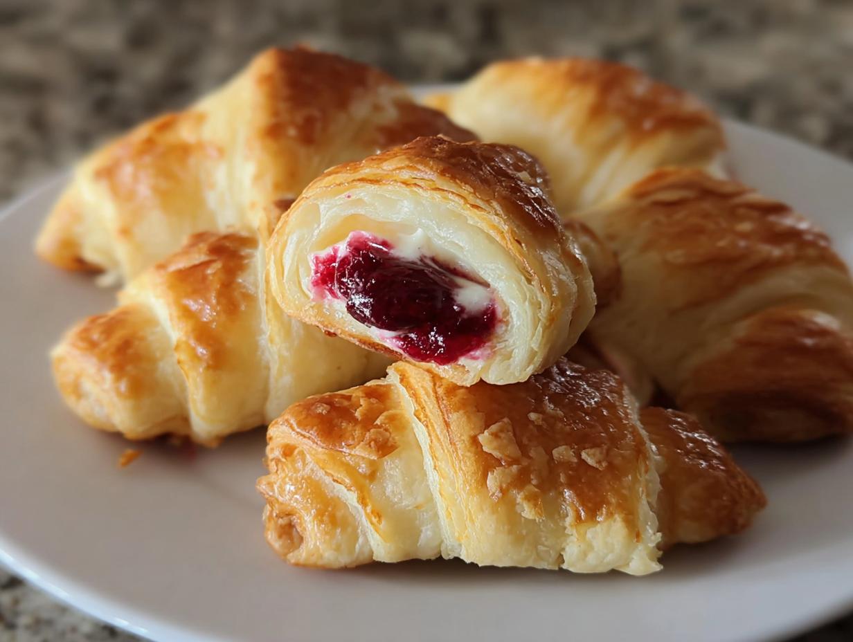 Cranberry Cream Cheese Crescent: 1 Amazing Bite - Cranberry Cream Cheese Crescent - additional detail