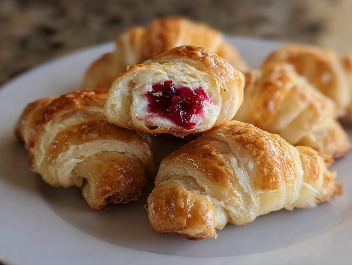 Cranberry Cream Cheese Crescent