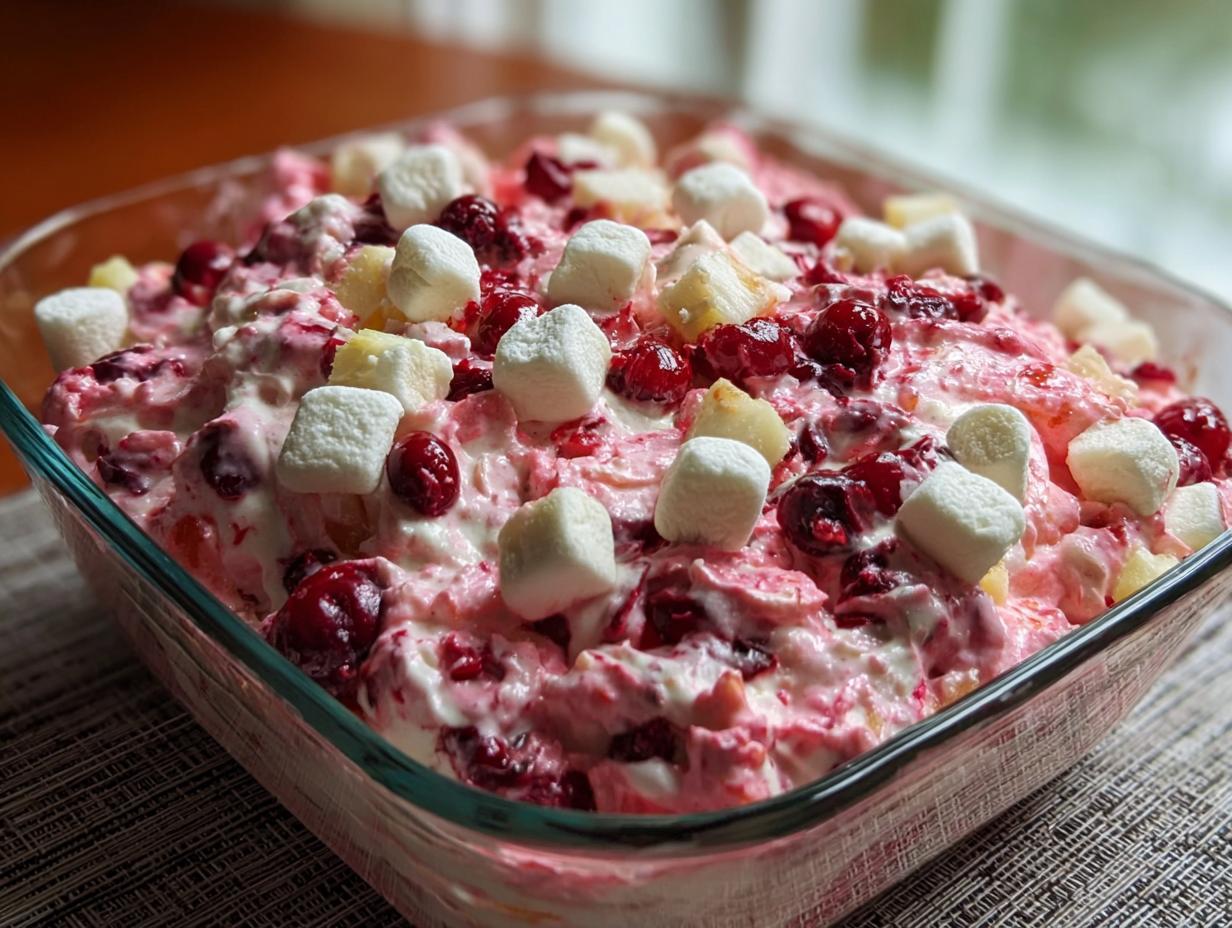Amazing Cranberry Fluff Salad: Easy 5-Step Recipe - Cranberry Fluff Salad - main visual representation