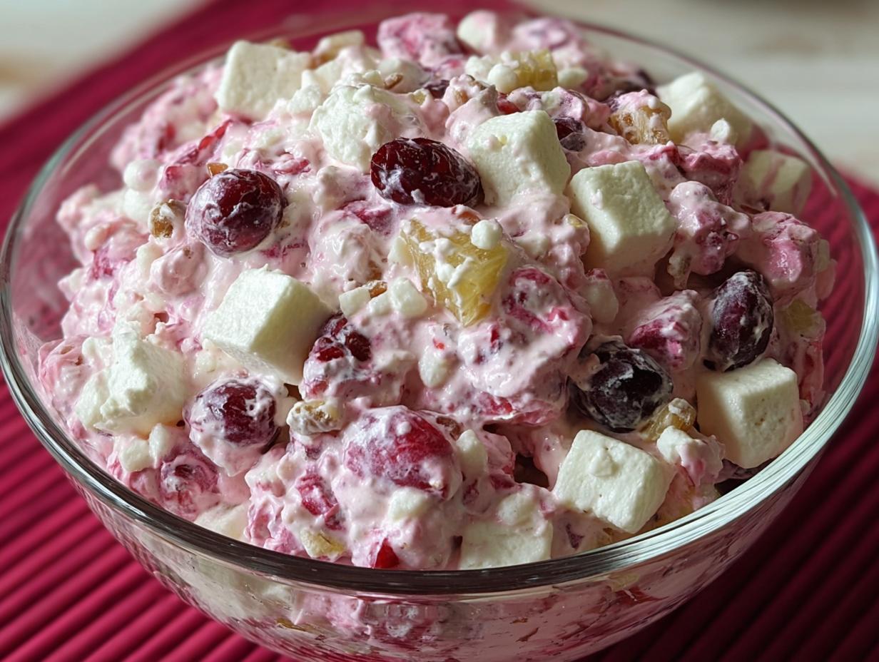 Amazing Cranberry Fluff Salad: Easy 5-Step Recipe - Cranberry Fluff Salad - additional detail