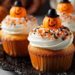 Creamsicle Mini Halloween Cupcakes