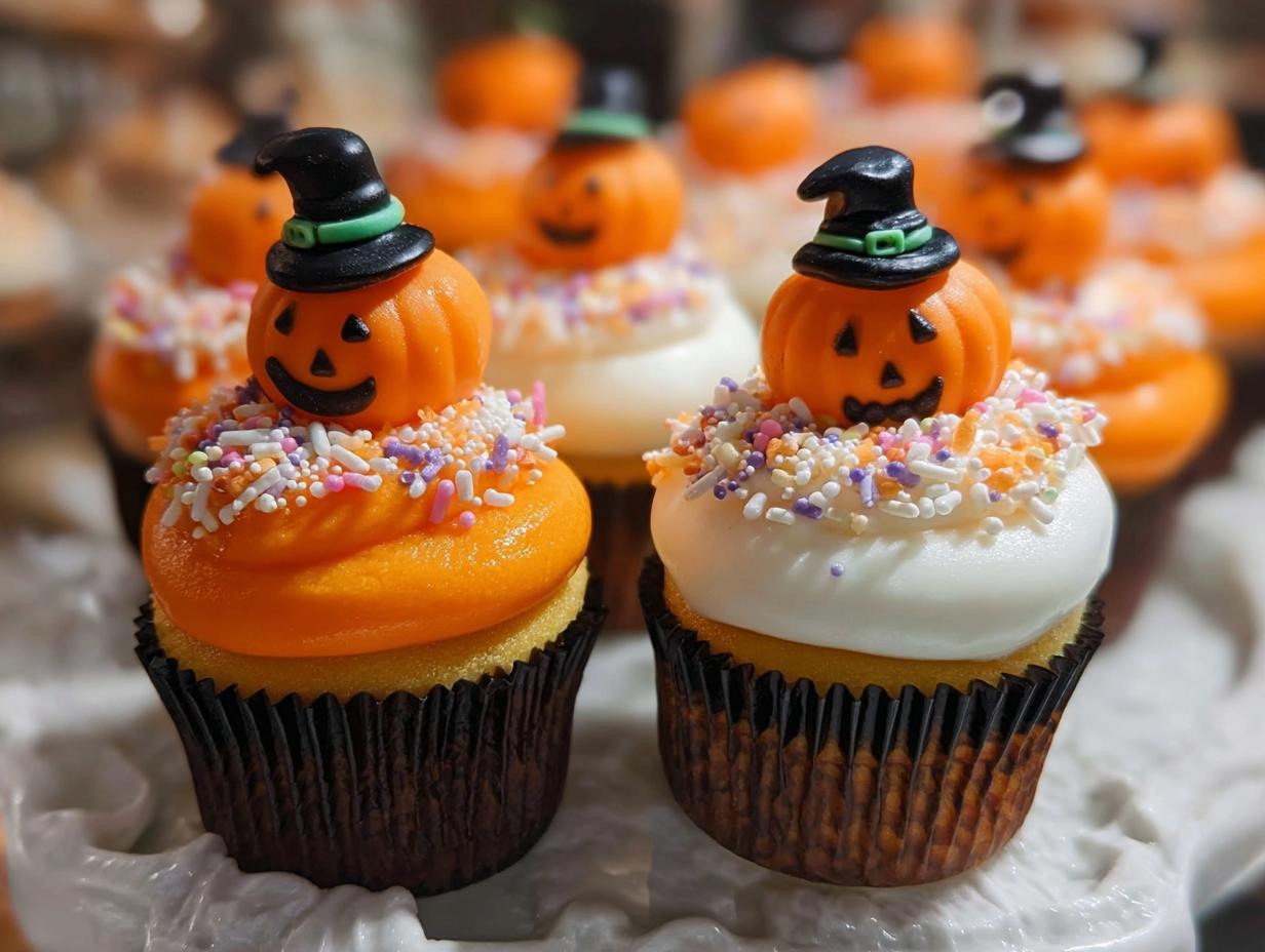 Creamsicle Mini Halloween Cupcakes: 15 Magic Bites - Creamsicle Mini Halloween Cupcakes - additional detail