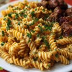 Creamy Cajun Beef Rotini