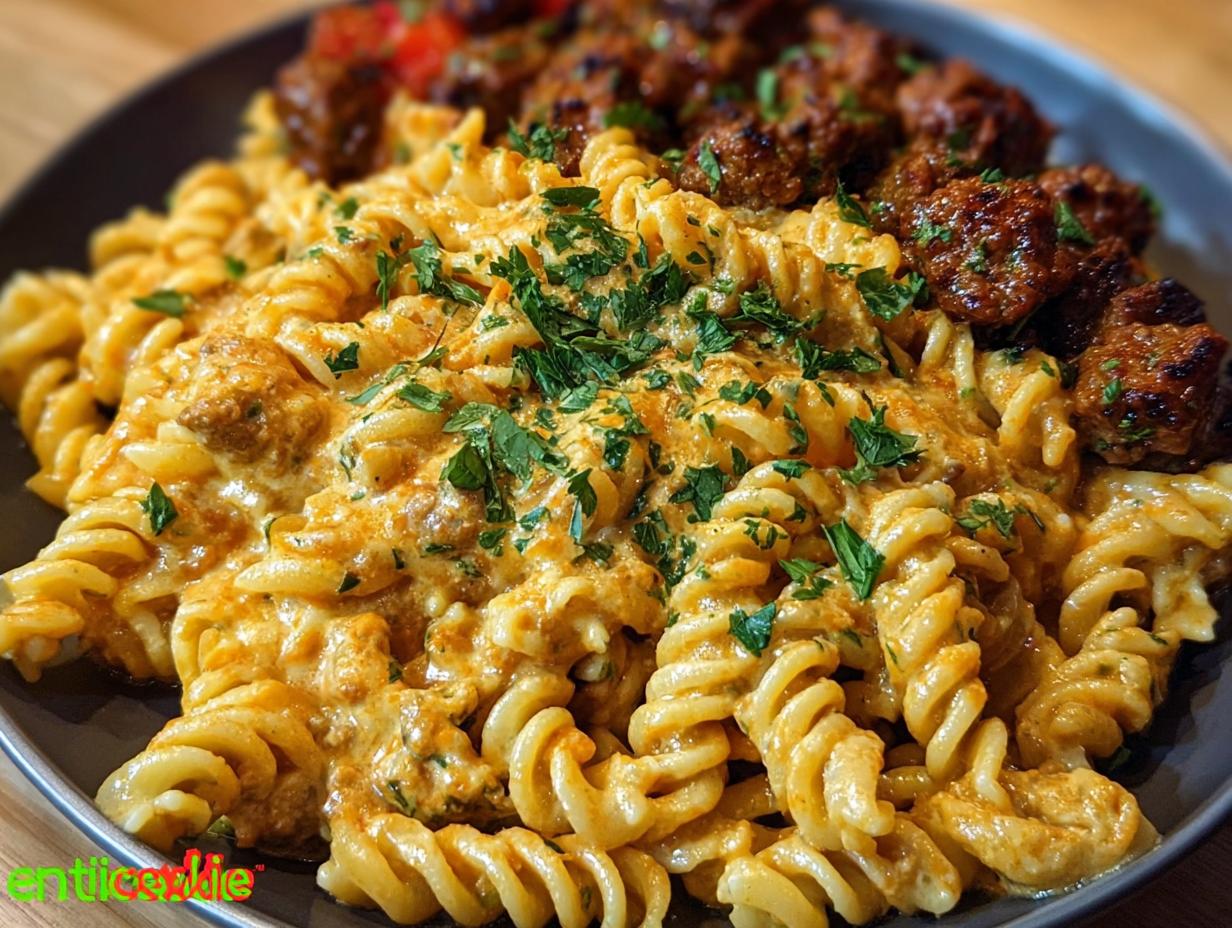 Creamy Cajun Beef Rotini: 30-Min Weeknight Wonder - Creamy Cajun Beef Rotini - additional detail