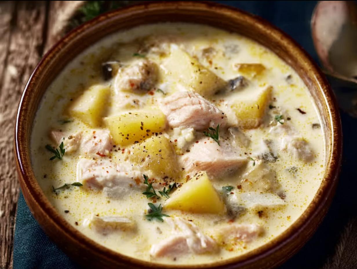 Melted Heart: Creamy Fish Chowder in Minutes - Creamy Fish Chowder - additional detail