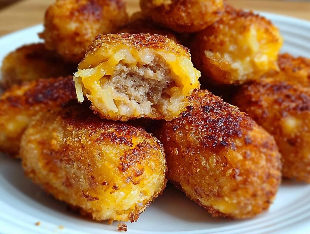 Crispy Hashbrown Sausage Bites