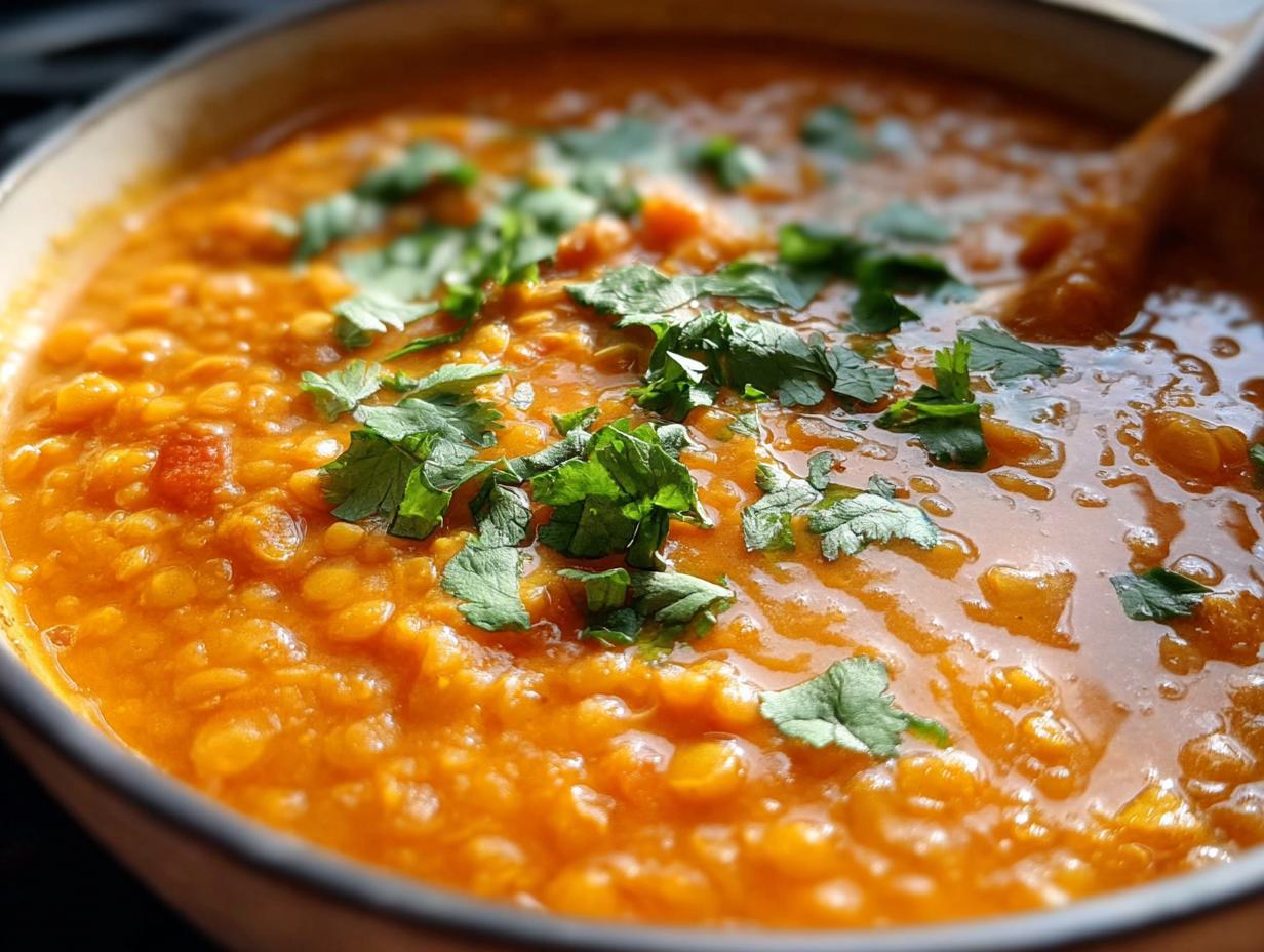 Amazing 1-Pot Curry Lentil Soup - Curry Lentil Soup - main visual representation