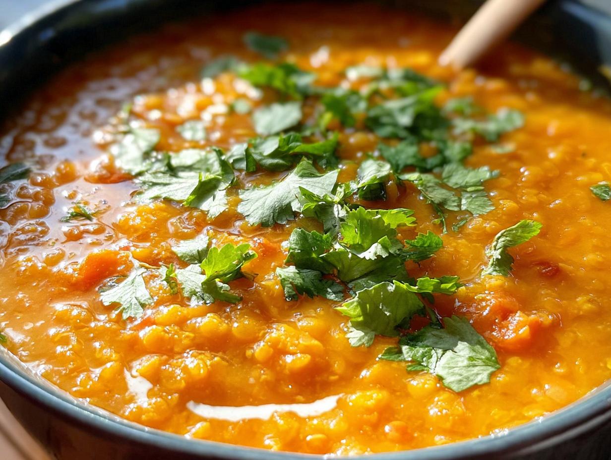 Amazing 1-Pot Curry Lentil Soup - Curry Lentil Soup - additional detail