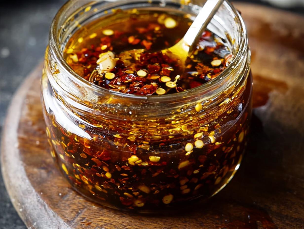Garlic Chili Oil: Amazing 3-Ingredient Kick - Garlic Chili Oil - additional detail