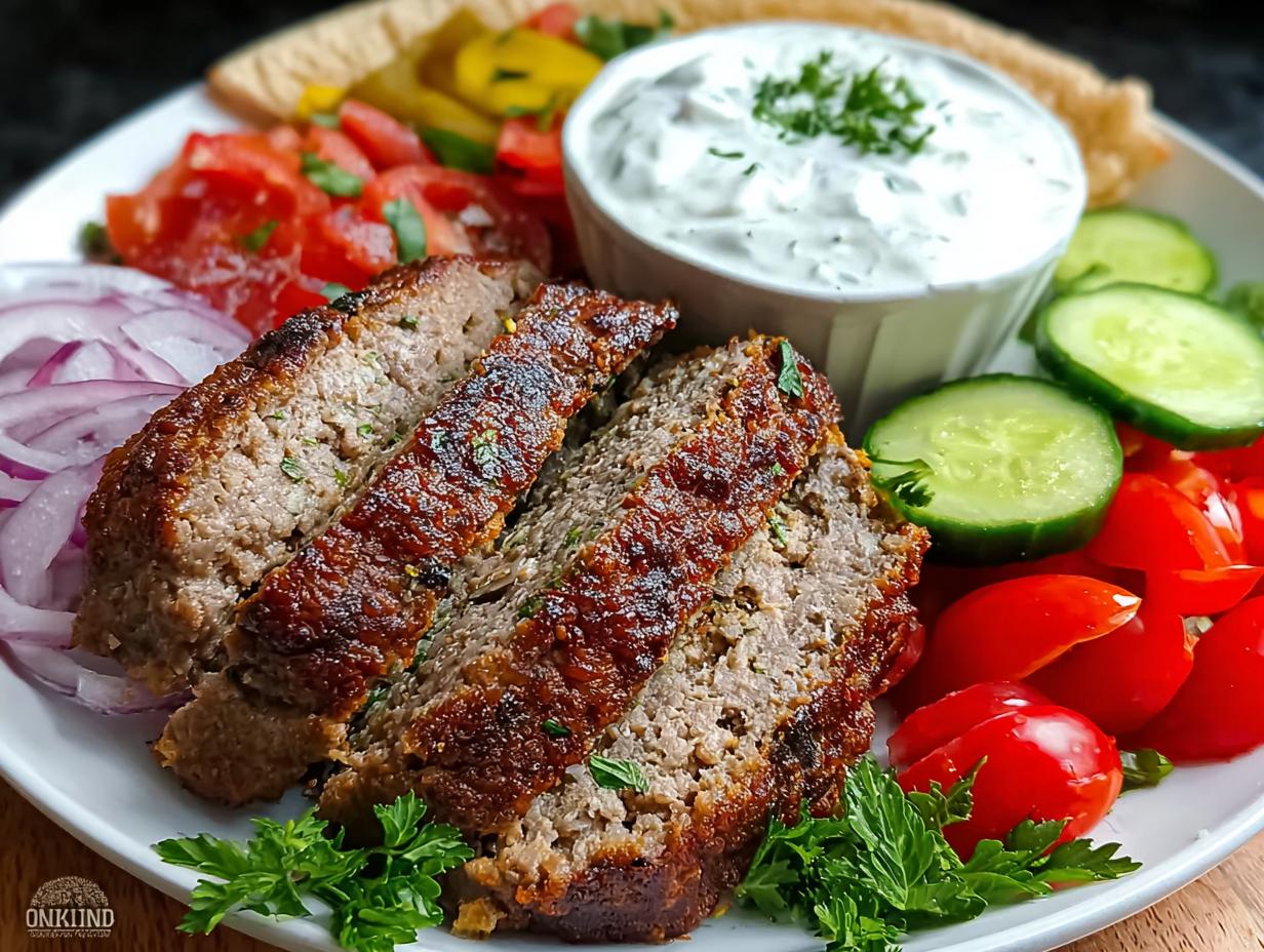 Greek Gyro Meatloaf: 1 Flavor Secret - Greek Gyro Meatloaf - additional detail