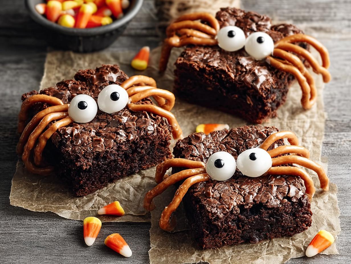 Halloween Brownie Spiders: 8 Scary-Good Treats - Halloween Brownie Spiders - main visual representation