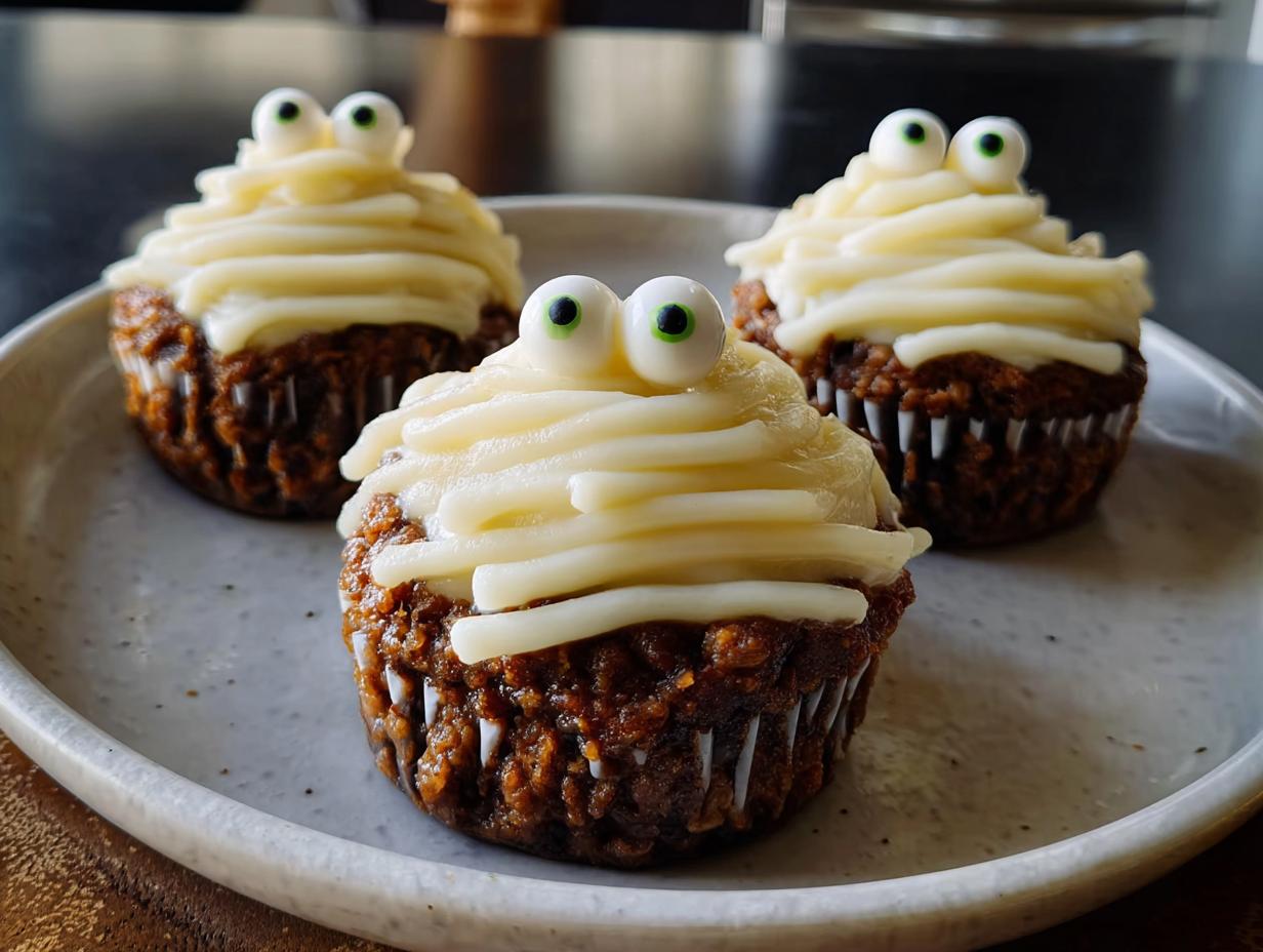 Halloween Meatloaf Cupcakes: Spooky, 12 Grave Bites - Halloween Meatloaf Cupcakes - additional detail