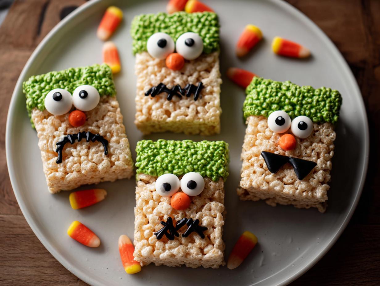 Halloween Rice Krispies Treats