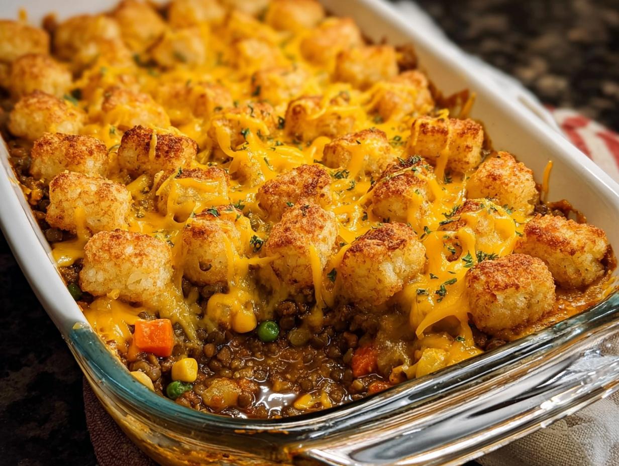 Healthy Tater Tot Casserole
