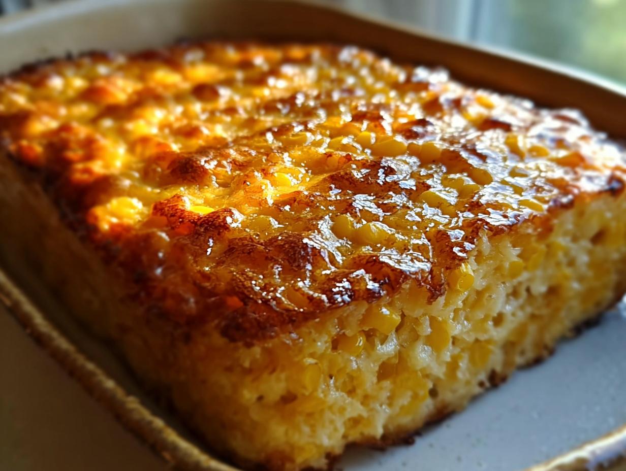 Honey Glazed Corn Casserole