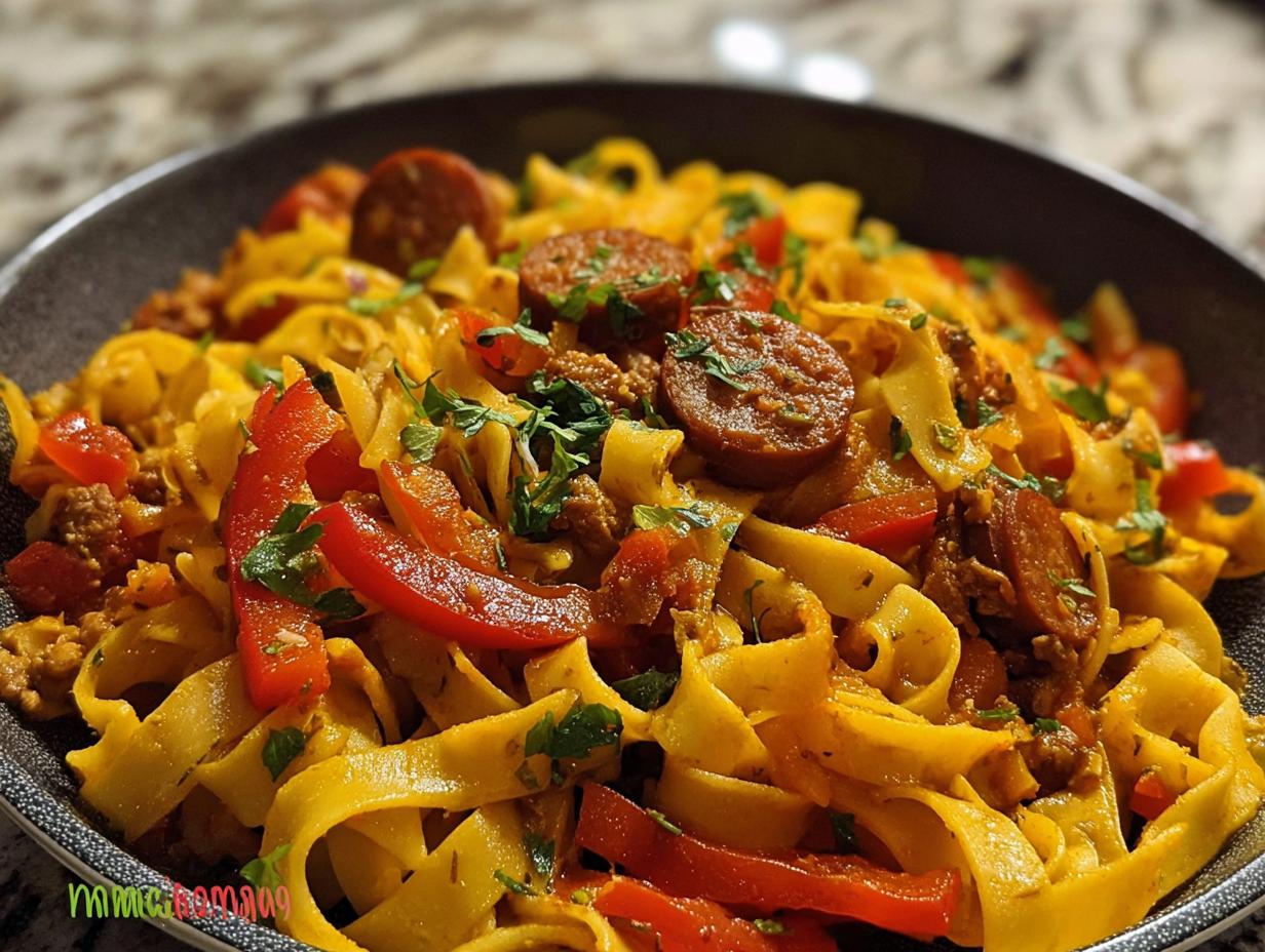 Italian Drunken Noodles: 1 Amazing Fusion Dish - Italian Drunken Noodles - additional detail