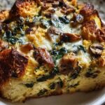 Kale Mushroom Strata