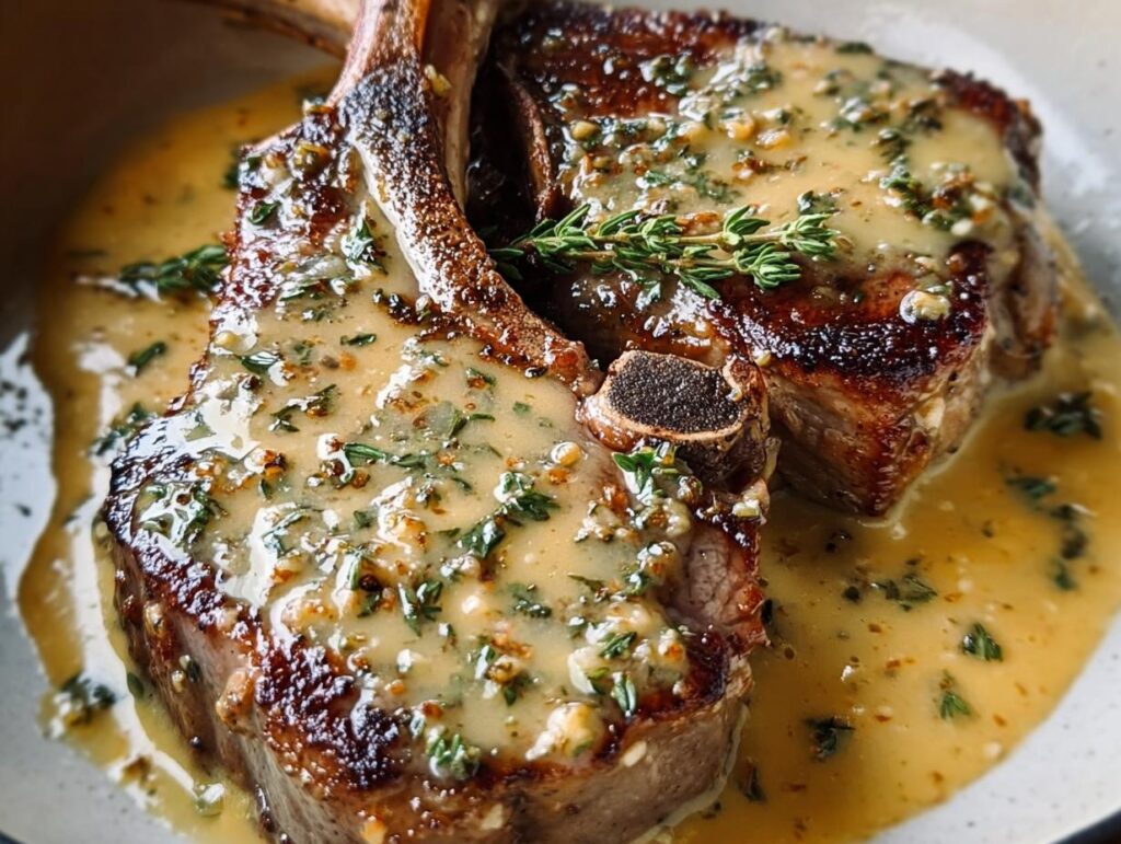 Lamb Chops Mustard Thyme