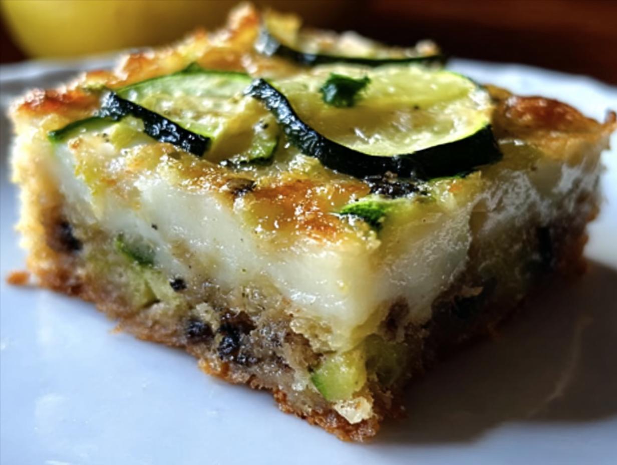 Amazing Lemon Zucchini Bars: 1 Secret Ingredient - Lemon Zucchini Bars - additional detail