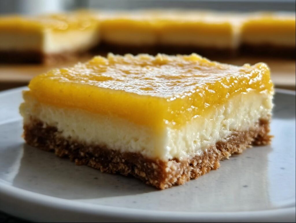 Mango Cheesecake Bars