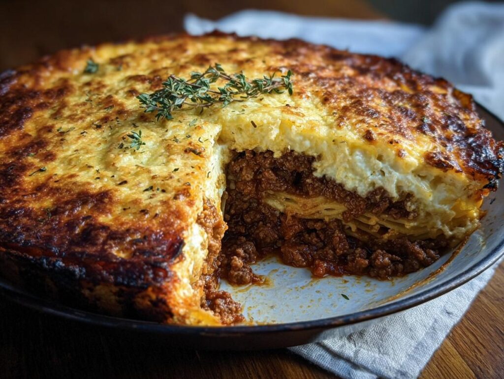 Pastitsio Greek Pasta Bake