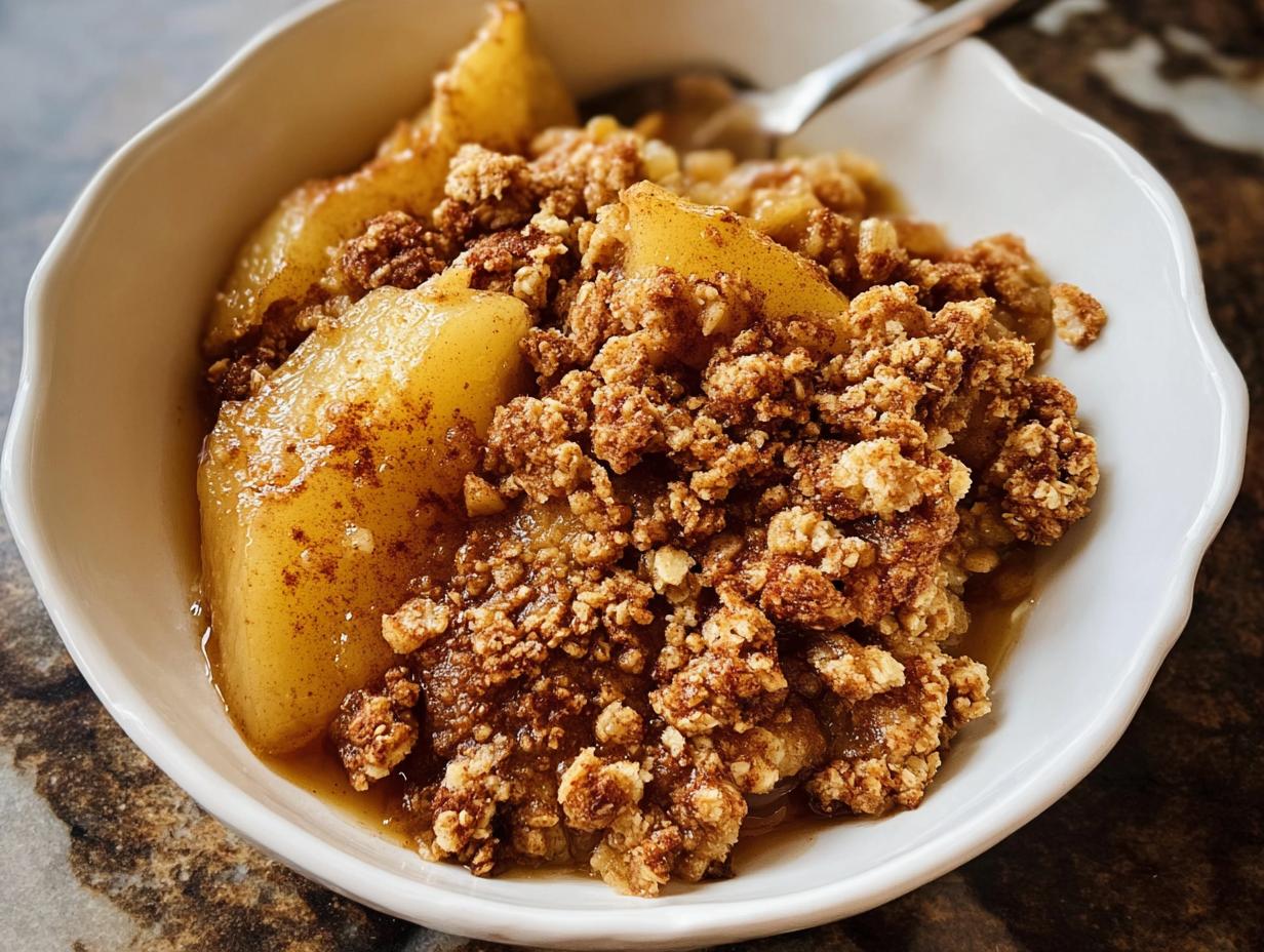 Amazing Pear Crumble: Warm Comfort in 30 Mins - Pear Crumble - additional detail