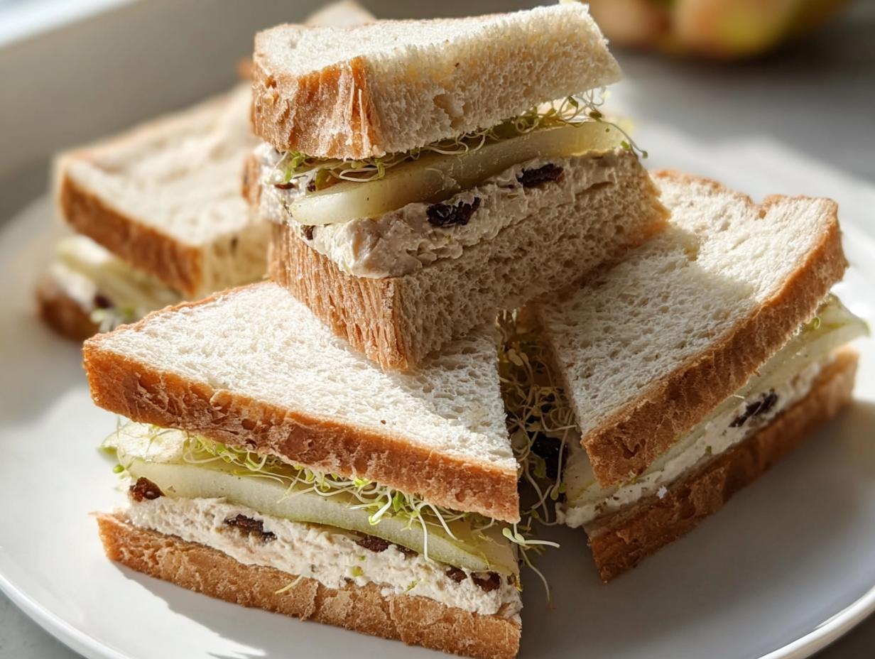 Pear Tea Sandwiches: Sweet Elegance in 8 Easy Bites - Pear Tea Sandwiches - additional detail