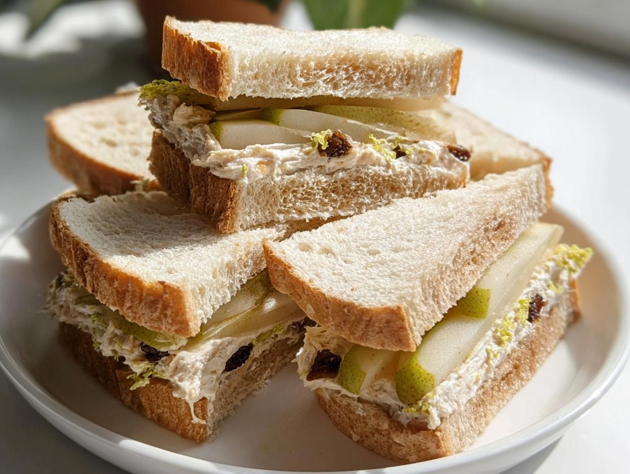 Pear Tea Sandwiches