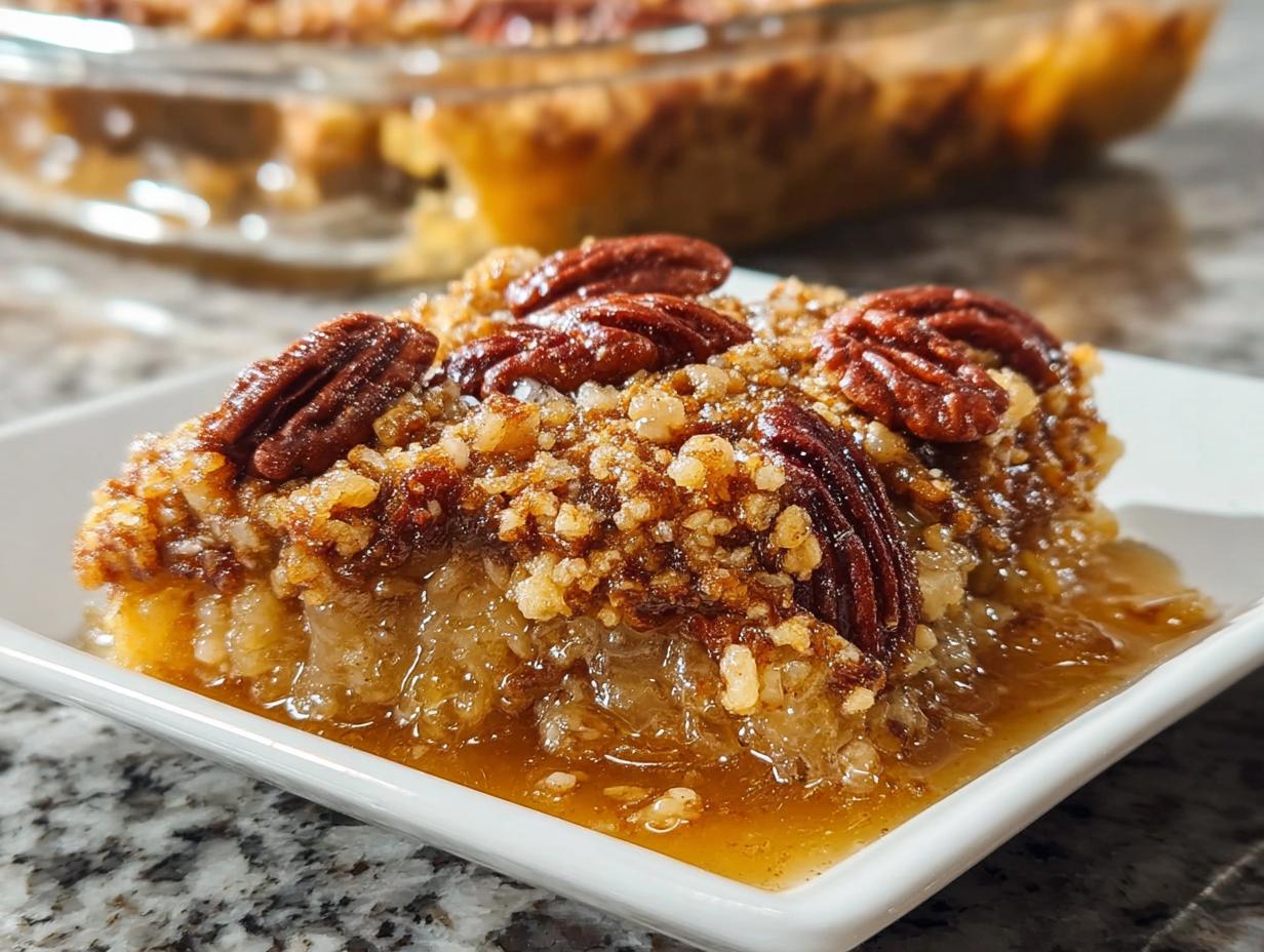 Pecan Pie Dump Cake