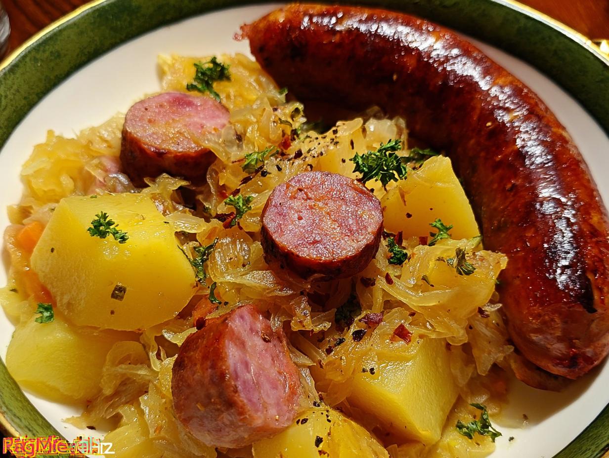 Polish Sausage Sauerkraut Potatoes: Amazing One-Pan Meal - Polish Sausage Sauerkraut Potatoes - main visual representation