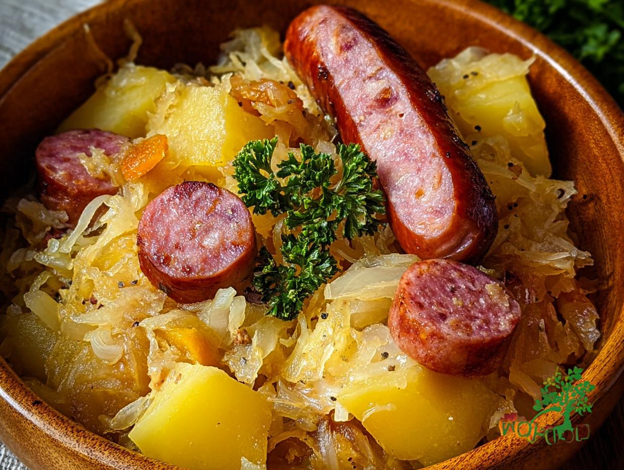 Polish Sausage Sauerkraut Potatoes: Amazing One-Pan Meal - Polish Sausage Sauerkraut Potatoes - additional detail